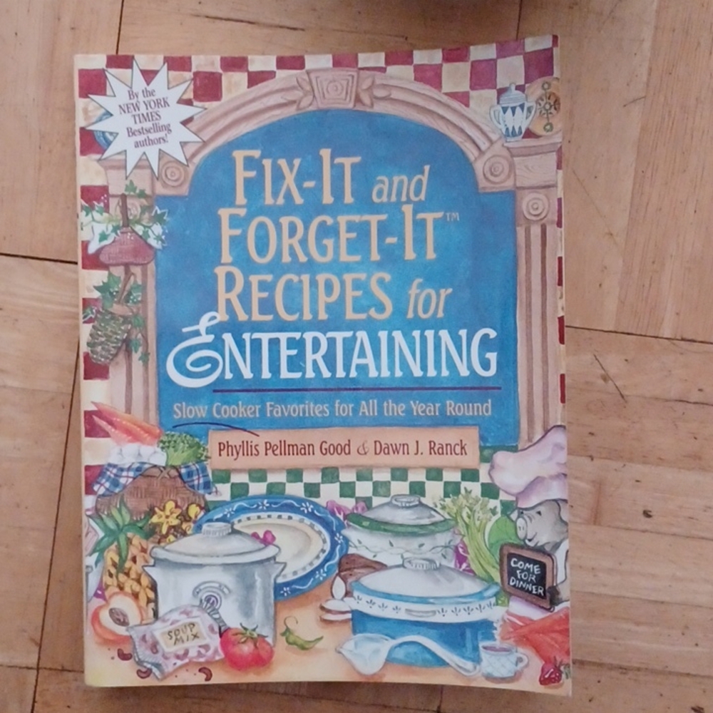 Crock pot cookbook, Fix it and forget it cookbook